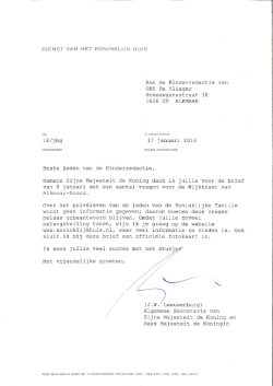 DIENST VAN HET KONINKLIJK HUIS