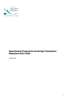 Operationeel Programma Grensregio Vlaanderen