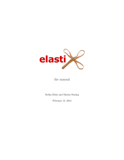 manual - Elastix - Universiteit Utrecht