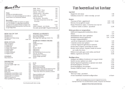 Van boerenkool tot kaviaar