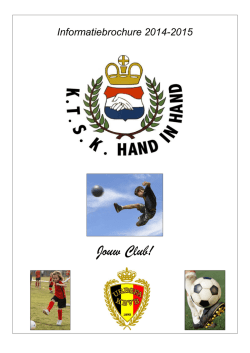 Informatiebundel jeugdspelers