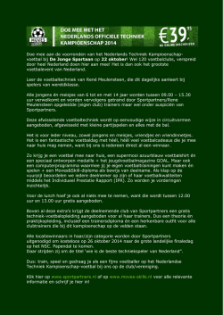 Doe mee aan de voorronden van het Nederlands Techniek