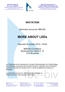 Catégorie : membre effectif industriel - IBE-BIV