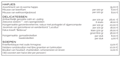 HAPJES Assortiment van 25 warme hapjes Mousse van