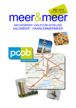 PCOB A-H Nieuwsbrief 2014