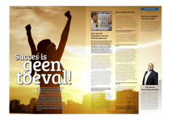 Jan Desmit Marketing specialist Benut uw volledige winstpotentieel