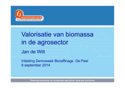 Maandag Jan de Wilt Innovatienetwerk