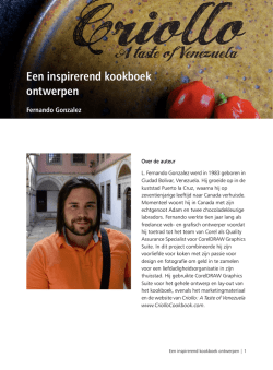 Een inspirerend kookboek ontwerpen