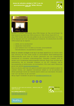 Newsletter 2 award - Domo de Refontiro
