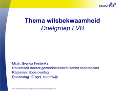 20140417 Frederiks presentatie wilsbekwaamheid