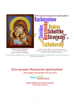 Drie eeuwen Russische spiritualiteit