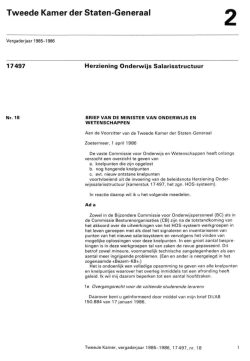 Herziening Onderwijs Salarisstructuur
