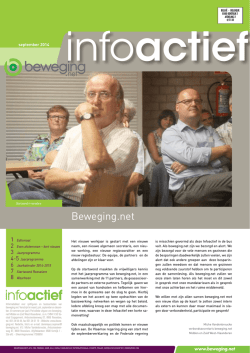 Infoactief september 2014 - beweging.net regio Midden en Zuid