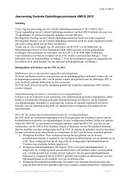 Jaarverslag Centrale OpleidingsCommissie UMCG 2006