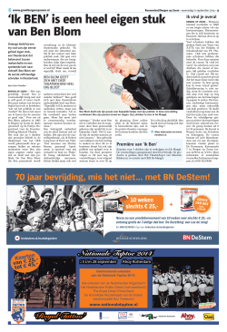 Gazet Bergen op Zoom - 17 september 2014 pagina 13