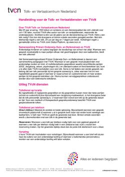 Handleiding - Passend Onderwijs Duin