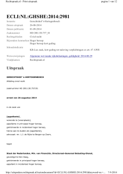 Hof Den Bosch 26 augustus 2014 nr 20013075701