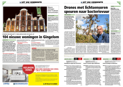 Drones met lichtsensoren speuren naar bacterievuur