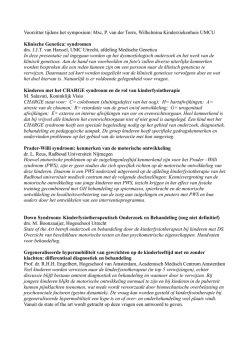 Informatie over de presentaties