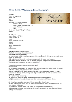 Efeze 4: 29: &ldquo;Woorden die opbouwen&rdquo;.