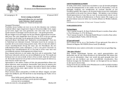 Het actuele Weeknieuws lezen. - Evangelische Broedergemeente