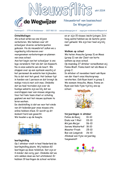 oktober 2014 - pcb de Wegwijzer