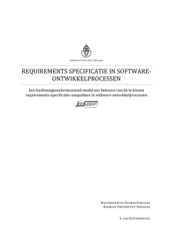 requirements-specificatie-aanpakken in software