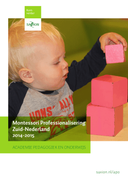 Montessori Professionalisering Zuid-Nederland