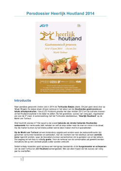 Persdossier Heerlijk Houtland 2014
