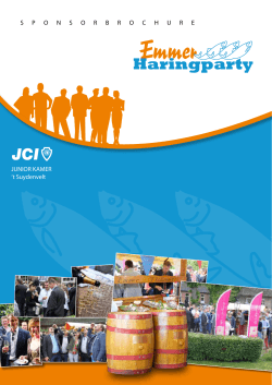 sponsorbrochure Emmer Haringparty 2014