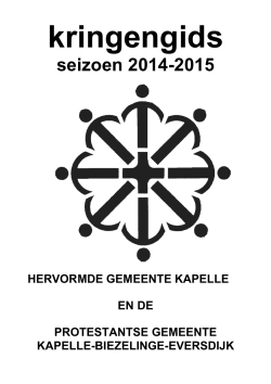 Kringengids 2014-2015 - Hervormde kerk (Kapelle)