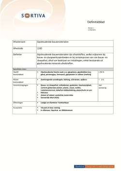 Gipshoudende bouwmaterialen