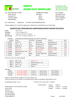 lees meer - KNBB Twente