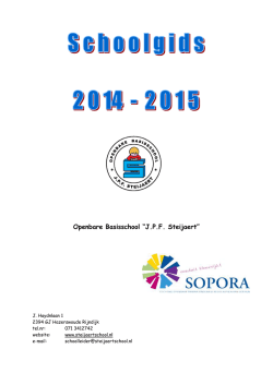 Download de schoolgids 2014-2015 in PDF