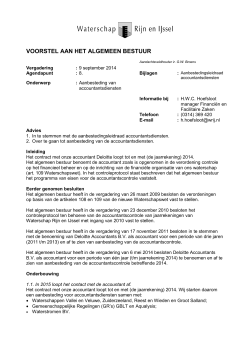 Voorstel (pdf, 32 kB) - Waterschap Rijn en IJssel