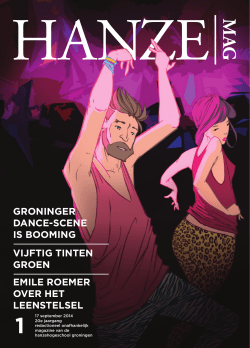 HanzeMag, nr. 1 - Hanzehogeschool