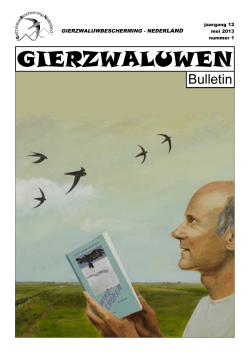 GIERZWALUWEN - Gierzwaluwbescherming Nederland