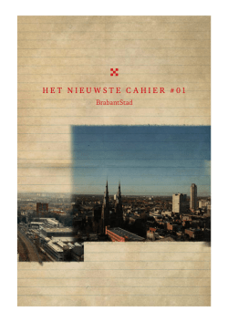 Het Nieuwste Cahier 01 BrabantStad