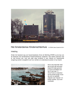 Het Amsterdamse Kinderrechtenhuis © STERK Geke Oosterhof 2014