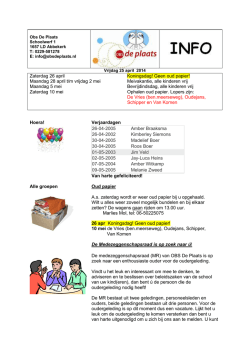 downloaden - OBS De Plaats