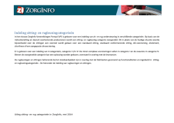 Indeling zitting- en rugleuningcategorie&euml;n