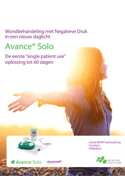 Avance® Solo - Mölnlycke Health Care