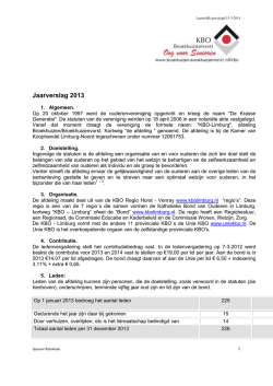 jaarverslag 2013 - Broekhuizen