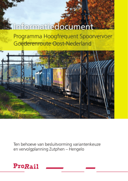 "Informatiedocument Programma Hoogfrequent