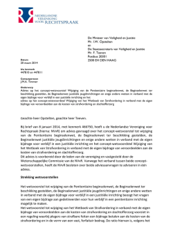 Het volledige advies is hier te lezen.