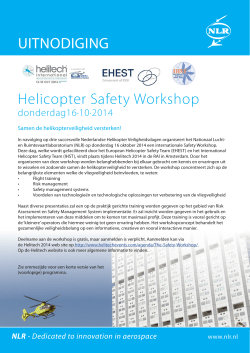 Uitnodiging helikopter veiligheidsdag 2014