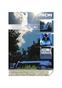 Download Brochure SP18A - AICHI Sales Office B.V.