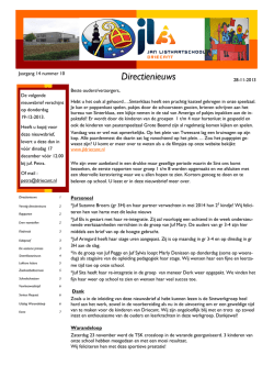 Directienieuws