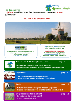 Groene Flits 426 - De Groene Flits