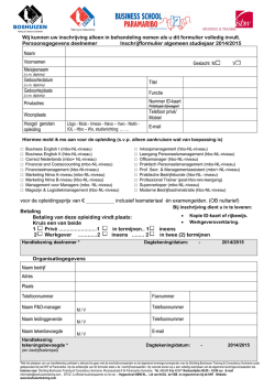 Download: Inschrijf- en intakeformulier voor de Opleidingen van BTCS
